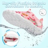 LeIsfIt Kids Water Shoes Boys Girls Swim Beach Shoes Toddler Barefoot Summer Shoe Quick-Dry Lightweight Aqua Socks for Pool Sand(Watermelon)