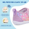 LeIsfIt Toddler Water Shoes Boys Girls Barefoot Aqua Socks Kids Breathable Quick-Dry Swim Shoes for Beach Pool Surf(Colorleopard)