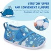 LeIsfIt Toddler Water Shoes Boys Girls Barefoot Aqua Socks Kids Breathable Quick-Dry Swim Shoes for Beach Pool Surf(Cyanfish)
