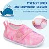LeIsfIt Toddler Water Shoes Boys Girls Barefoot Aqua Socks Kids Breathable Quick-Dry Swim Shoes for Beach Pool Surf(Pinkpurple)
