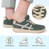 LeIsfIt Women’s Barefoot Slip-On Shoes Wide Toe Box Zero Drop Casual Sneakers Non-Slip Breathable Walking Shoes for Tennis Travel & Everyday(Dark Green)
