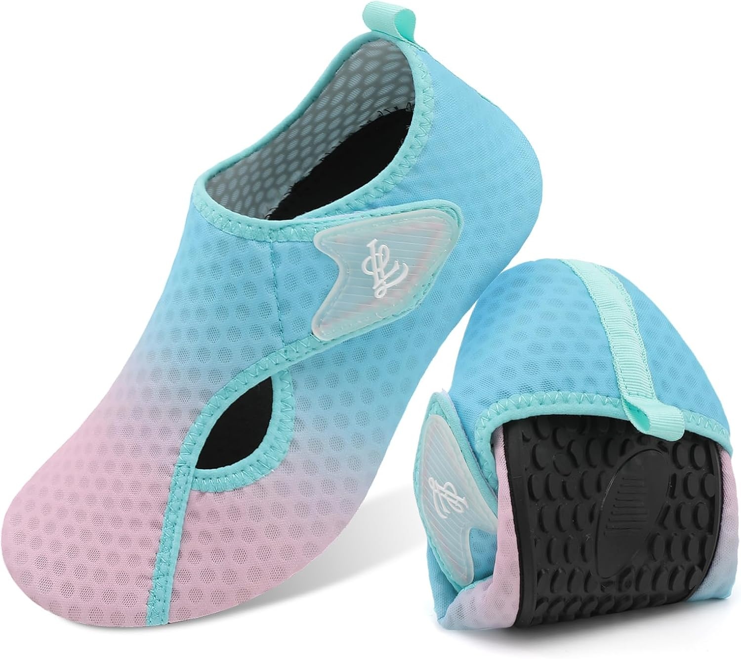 image:imageLeIsfIt Water Shoes for Women Men Swim Beach Barefoot Shoes Quick Dry Aqua Socks for Pool Diving Boating River Yoga Lake SurfGreen Pink