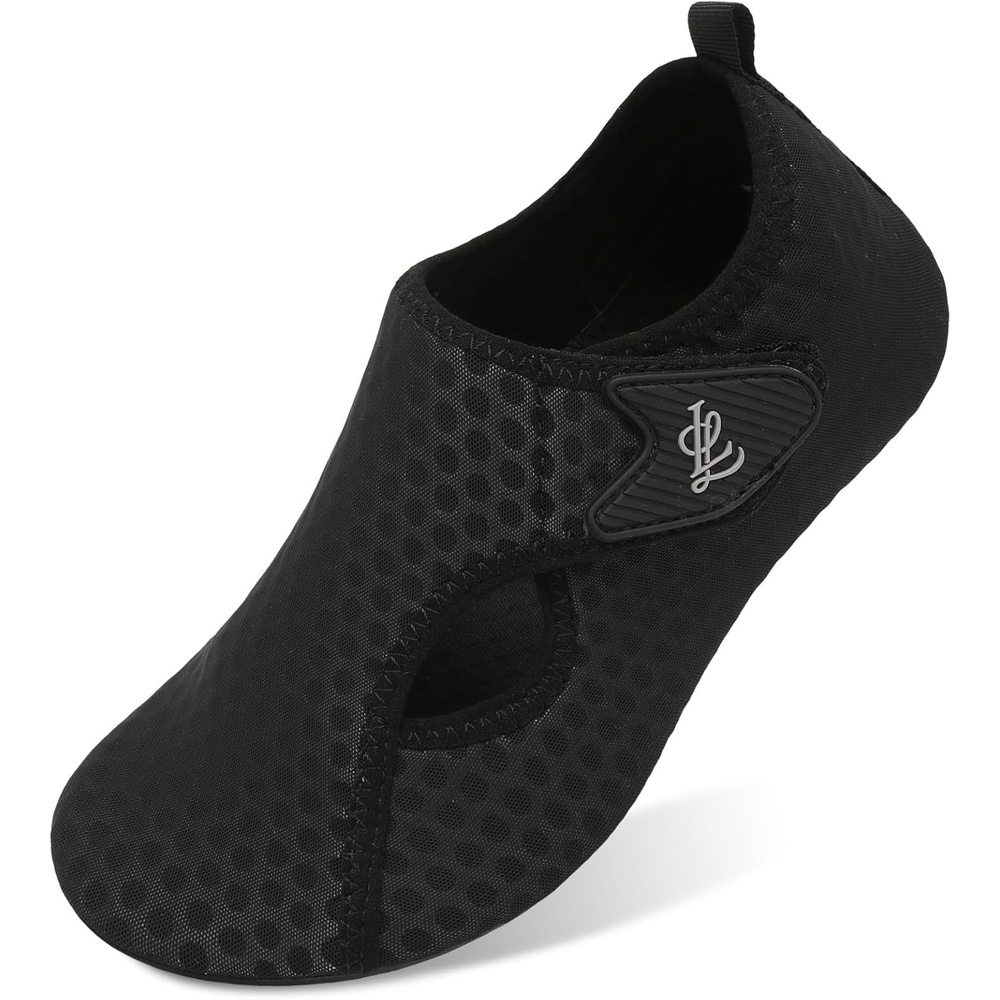 image:imageLeIsfIt Water Shoes for Women Men Swim Beach Barefoot Shoes Quick Dry Aqua Socks for Pool Diving Boating River Yoga Lake SurfBlack
