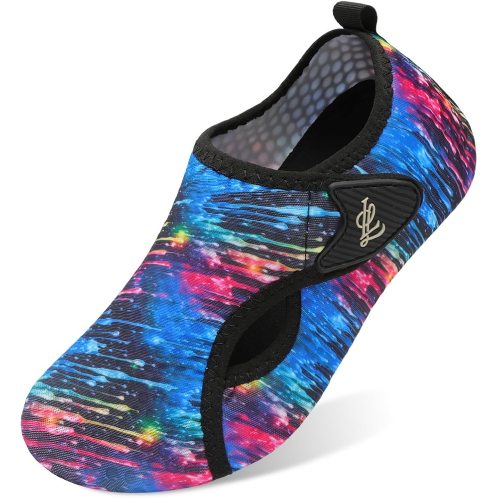 image:imageLeIsfIt Water Shoes for Women Men Swim Beach Barefoot Shoes Quick Dry Aqua Socks for Pool Diving Boating River Yoga Lake SurfBlue Pattern
