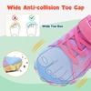 LeIsfIt Kids Girls Boys Shoes Wide Barefoot Shoes Kids Anti-Slip Sneakers Lightweight Hiking Sneakers for Toddler Little Big Kid(Purpleblue)