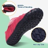 LeIsfIt Kids Girls Boys Shoes Wide Barefoot Shoes Kids Anti-Slip Sneakers Lightweight Hiking Sneakers for Toddler Little Big Kid(Rosepink)
