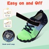 LeIsfIt Kids Girls Boys Shoes Wide Barefoot Shoes Kids Anti-Slip Sneakers Lightweight Hiking Sneakers for Toddler Little Big Kid(Yellowblue)