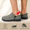 LeIsfIt Men’s Barefoot Slip-On Shoes Wide Toe Box Breathable Walking Shoes Non-Slip Zero Drop Footwear for Everyday Work Travel & Outdoor Activities(Green)