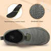 LeIsfIt Men’s Barefoot Slip-On Shoes Wide Toe Box Breathable Walking Shoes Non-Slip Zero Drop Footwear for Everyday Work Travel & Outdoor Activities(Green)