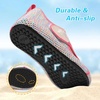 LeIsfIt Water Shoes for Women Men Swim Beach Barefoot Shoes Quick Dry Aqua Socks for Pool Diving Boating River Yoga Lake Surf(Colorful)