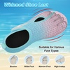 LeIsfIt Water Shoes for Women Men Swim Beach Barefoot Shoes Quick Dry Aqua Socks for Pool Diving Boating River Yoga Lake Surf(Green Pink)