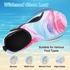 LeIsfIt Water Shoes for Women Men Swim Beach Barefoot Shoes Quick Dry Aqua Socks for Pool Diving Boating River Yoga Lake Surf(Rose Blue)