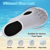 LeIsfIt Water Shoes for Women Men Swim Beach Barefoot Shoes Quick Dry Aqua Socks for Pool Diving Boating River Yoga Lake Surf(White/Knit)