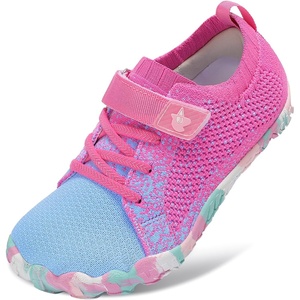 LeIsfIt Kids Girls Boys Shoes Wide Barefoot Shoes Kids Anti-Slip Sneakers Lightweight Hiking Sneakers for Toddler Little Big Kid(Purpleblue)