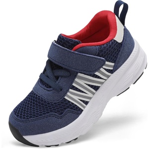 LeIsfIt Toddler Shoes Boys Girls Lightweight Athletic Sneakers Kids Non-Slip Cushioned Sneakers for Daily Play & Running(Navy)