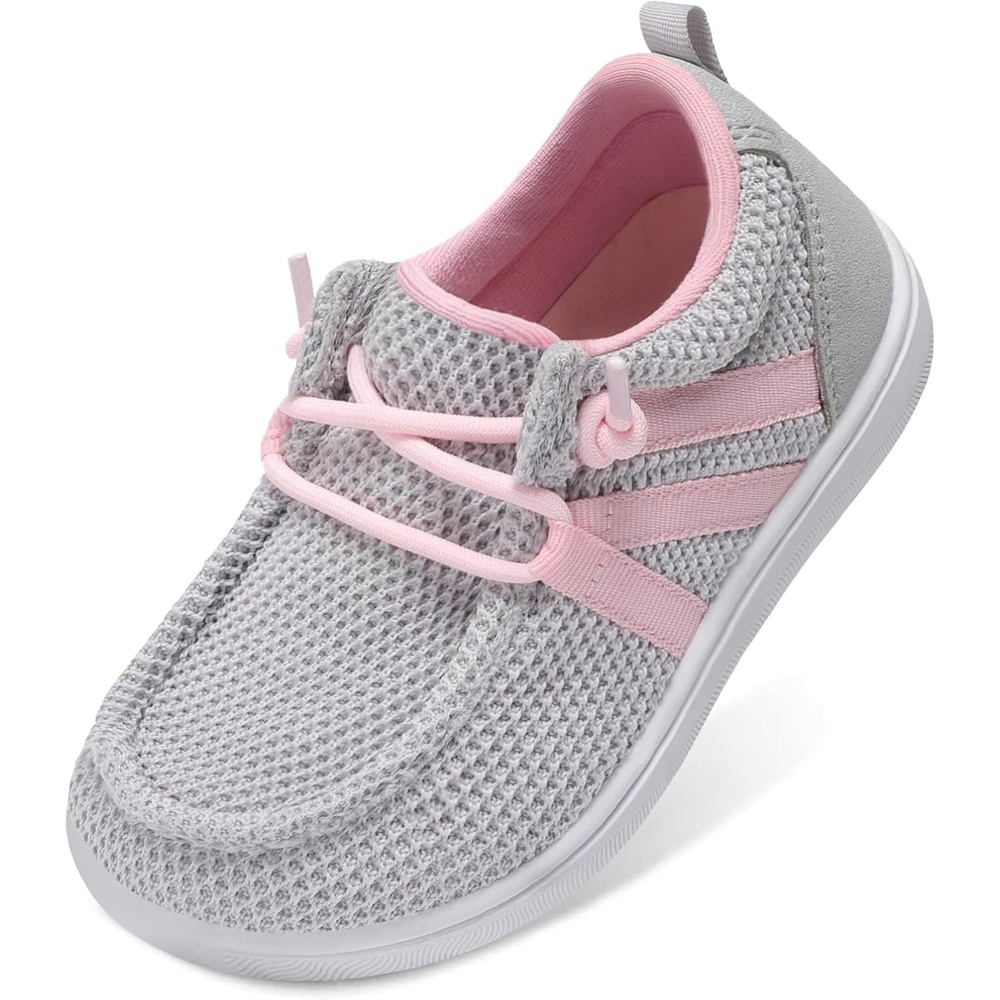 image:imageLeIsfIt Barefoot Toddler Shoes Wide Toe Box SlipOn Casual Shoes for Boys amp Girls Breathable Flexible Loafers for Indoor amp OutdoorGrey