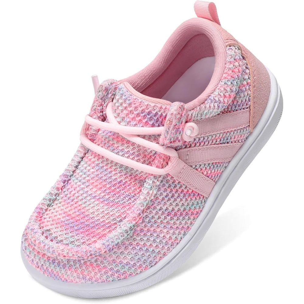 image:imageLeIsfIt Barefoot Toddler Shoes Wide Toe Box SlipOn Casual Shoes for Boys amp Girls Breathable Flexible Loafers for Indoor amp OutdoorPink