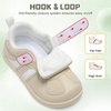 LeIsfIt Toddler Sneakers Boys Girls Wide Toe Box Barefoot Shoes | Zero Drop Sole, Hook and Loop Closure, Breathable Mesh Upper, Removable Insole, Non-Slip Sole, Walking Tennis Outdoor Play(Beige)