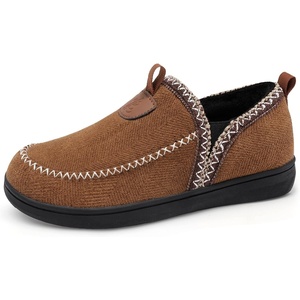 Women’s Slippers Wide Toe Box Memory Foam Slip-On House Shoes | Warm Plush Lining, Non Slip Outsole, Indoor Outdoor Comfort, Machine Washable, Cozy Gift Choice(Brown)