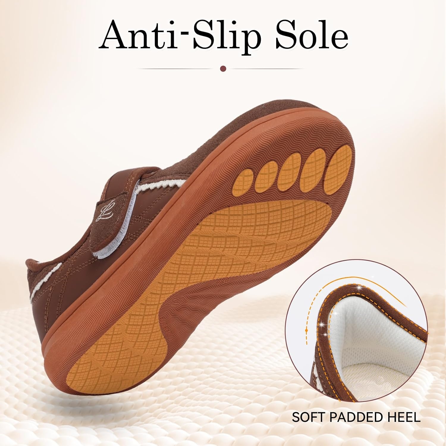 image:imageLeIsfIt Womens Mary Jane Flats Wide Toe Box Comfortable Walking ShoesBrown