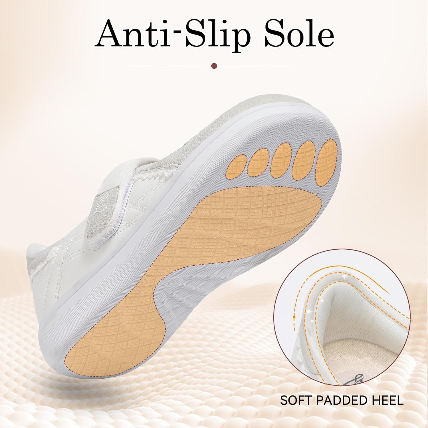 image:imageLeIsfIt Womens Mary Jane Flats Wide Toe Box Comfortable Walking ShoesWhite