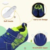LeIsfIt Kids Shoes Girls Boys Wide Barefoot Shoes Big Kids Breathable Anti-Slip Hiking Sneakers for Walking Climbing Training Outdoor Activities(Blue)