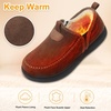 LeIsfIt Men’s Moccasin Slippers Wide Toe Box Memory Foam House Shoes(Chocolate)