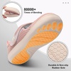 LeIsfIt Wide Toe Box Diabetic Shoes for Women Zero Drop Barefoot Sneakers Breathable Adjustable for Edema Swollen Feet & Seniors(Lightpink)