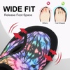 LeIsfIt Wide Toe Box Diabetic Shoes for Women Zero Drop Barefoot Sneakers Breathable Adjustable for Edema Swollen Feet & Seniors(Multiblack)
