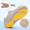 LeIsfIt Women’s Walking Shoes Wide Toe Box Barefoot Slip-On Sneakers(Beige)