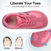 LeIsfIt Women’s Walking Shoes Wide Toe Box Barefoot Slip-On Sneakers(Hot Pink)