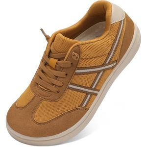 LeIsfIt Women’s Walking Shoes Wide Toe Box Barefoot Slip-On Sneakers(Brown)