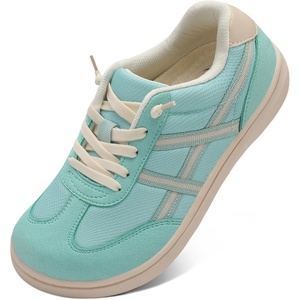 LeIsfIt Women’s Walking Shoes Wide Toe Box Barefoot Slip-On Sneakers(Green)