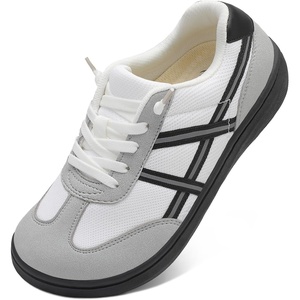 LeIsfIt Women’s Walking Shoes Wide Toe Box Barefoot Slip-On Sneakers(White)