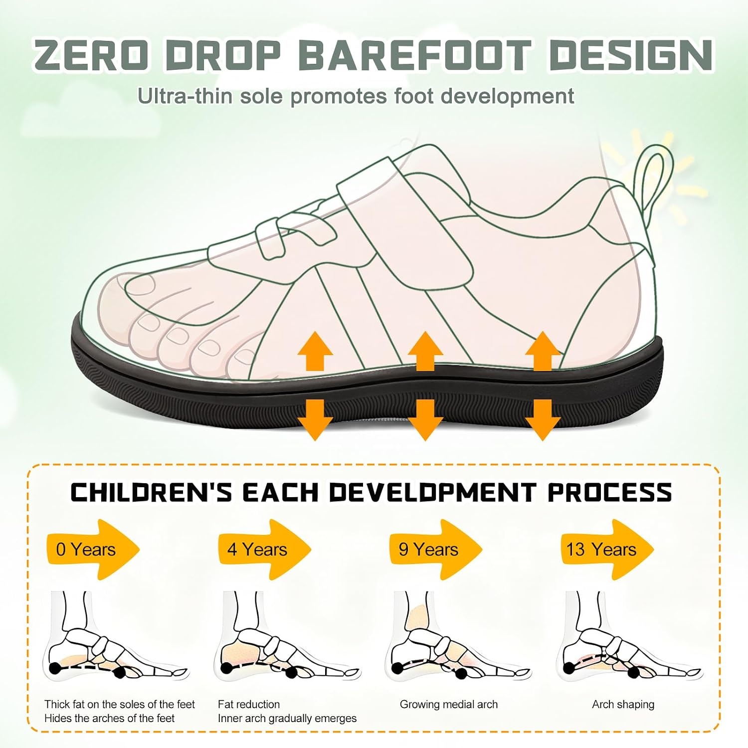 image:imageLeIsfIt Toddler Sneakers Boys Girls Wide Toe Box Barefoot ShoesAllblack