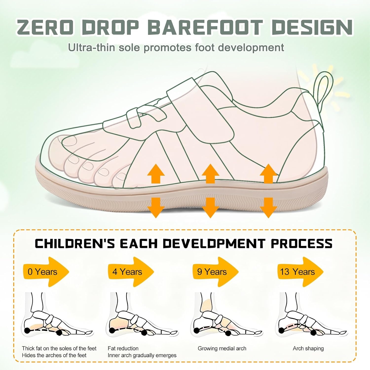 image:imageLeIsfIt Toddler Sneakers Boys Girls Wide Toe Box Barefoot ShoesDarkgreen