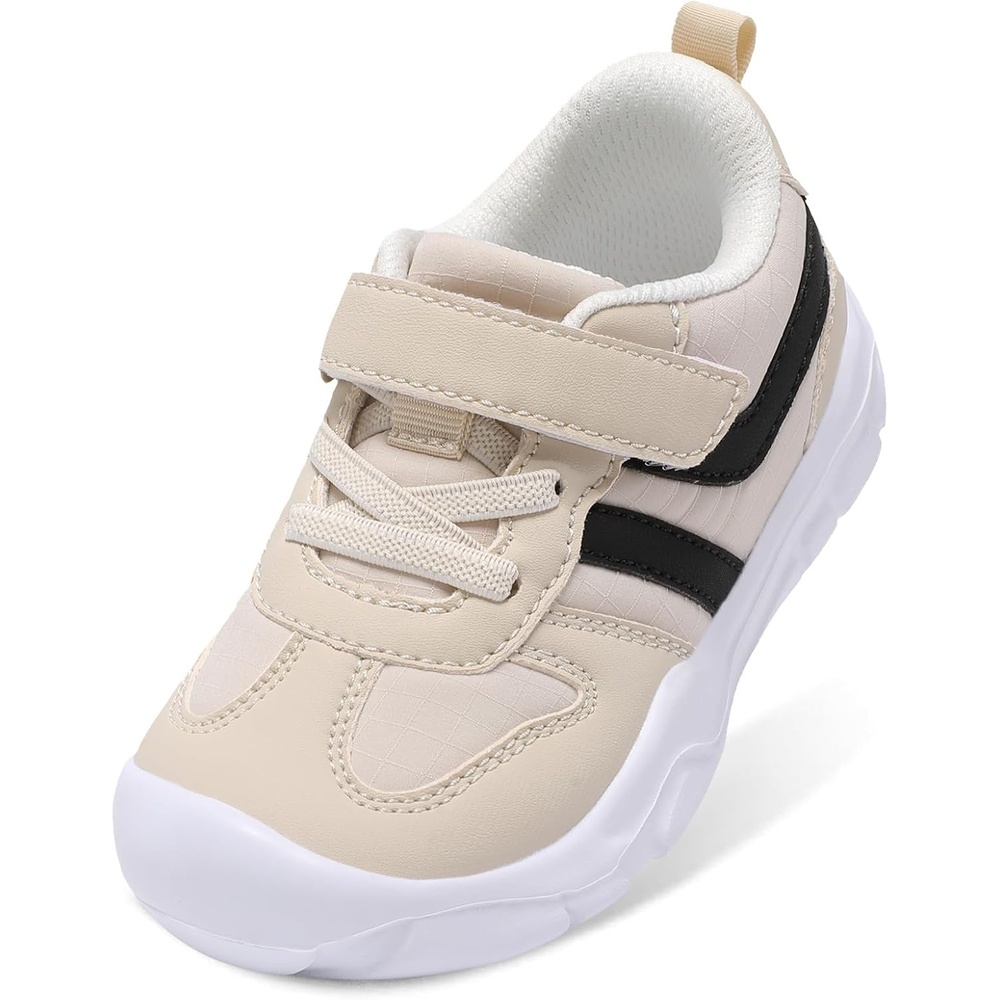 image:imageLeIsfIt Toddler Shoes Wide Toe Box Boys Girls Lightweight SneakersBeige