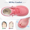 LeIsfIt Women’s Walking Shoes Wide Toe Box Barefoot Slip-On Sneakers(Pink)