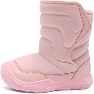 LeIsfIt Toddler Snow Boots Boys Girls Plush Lined Winter Boots(Pink)